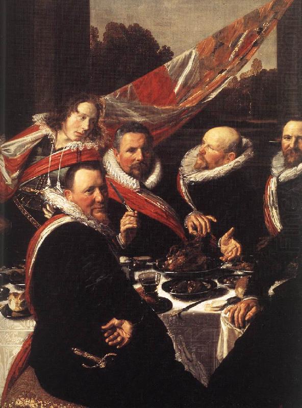 HALS, Frans Banquet of the Officers of the St George Civic Guard (detail) china oil painting image